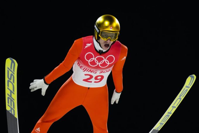 Gregor Deschwanden ist auf der Normalschanze der beste Schweizer. Gregor Deschwanden