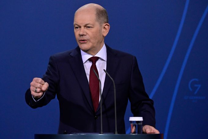 Bundeskanzler Olaf Scholz telefonierte mit Russlands Präsident Putin. Olaf Scholz