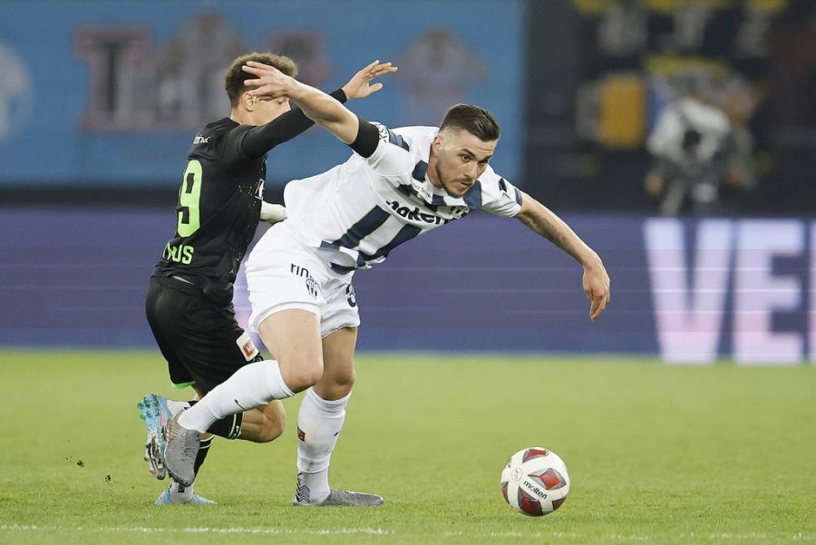 Mirlind Kryeziu (r.) ist beim FC Zürich im Abwehr-Zentrum gesetzt.