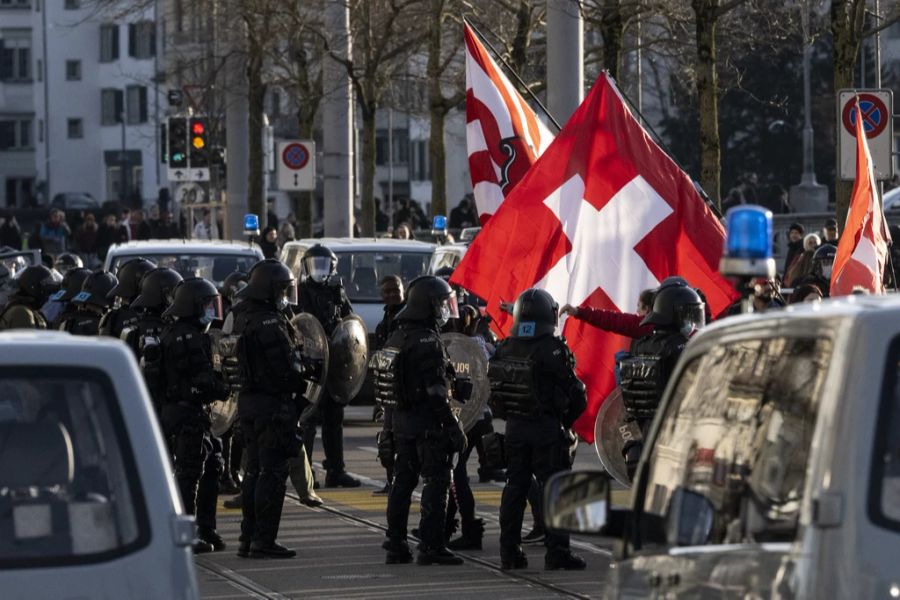 Zuletzt sorgten Corona- und Gegendemo in Zürich vor über einer Woche für Schlagzeilen.