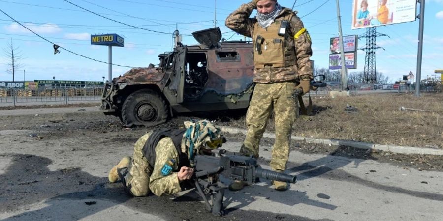 Ukrainische Soldaten
