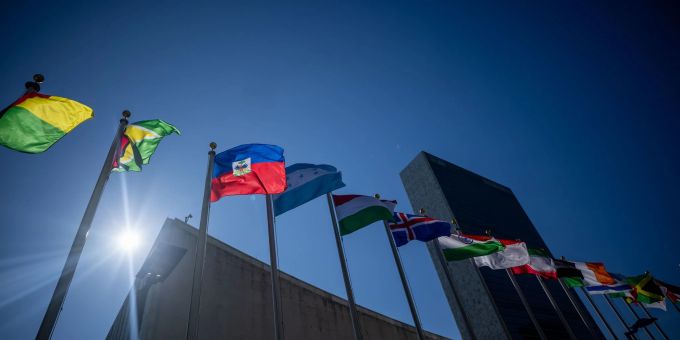 Der Hauptsitz der Vereinten Nationen in New York. UN