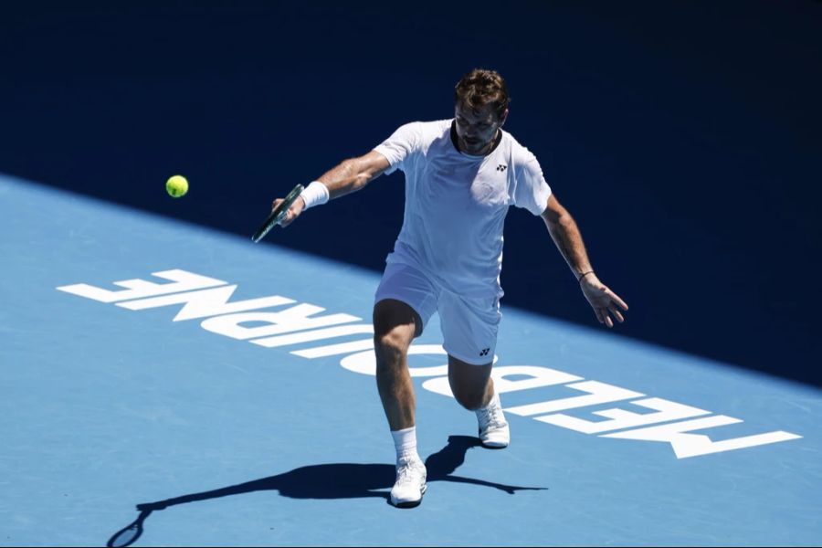 Stan Wawrinka beim Australien Open.