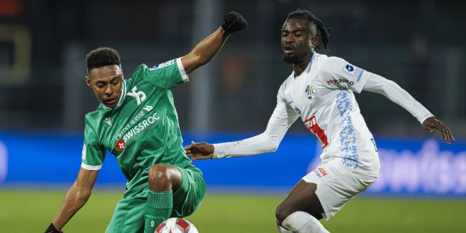 Nicky Beloko vom FC Luzern im Spiel gegen Yverdon. FC Luzern