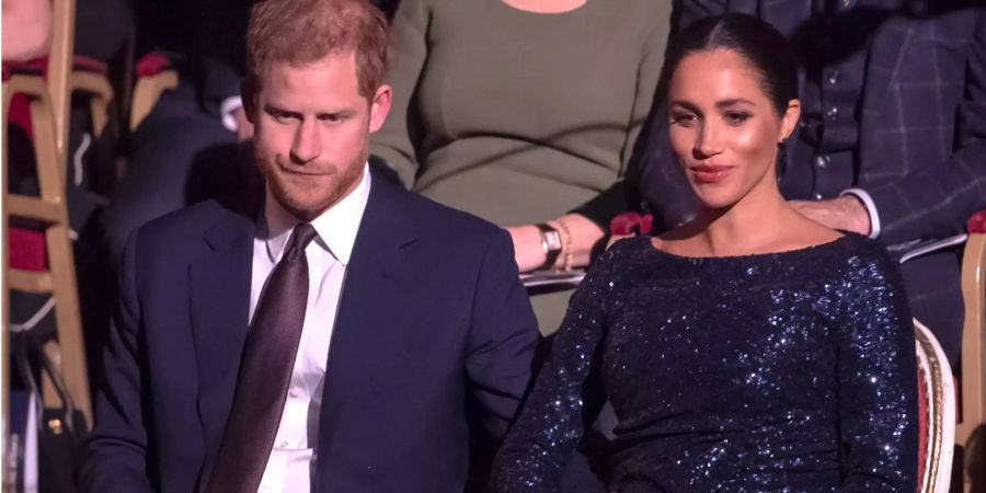 Herzogin Meghan und Prinz Harry an der Cirque-du-Soleil-Premiere in London.