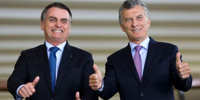 Jair Bolsonaro und Mauricio Macri.