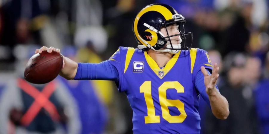 Jared Goff ist die Ruhe selbst am Ball.