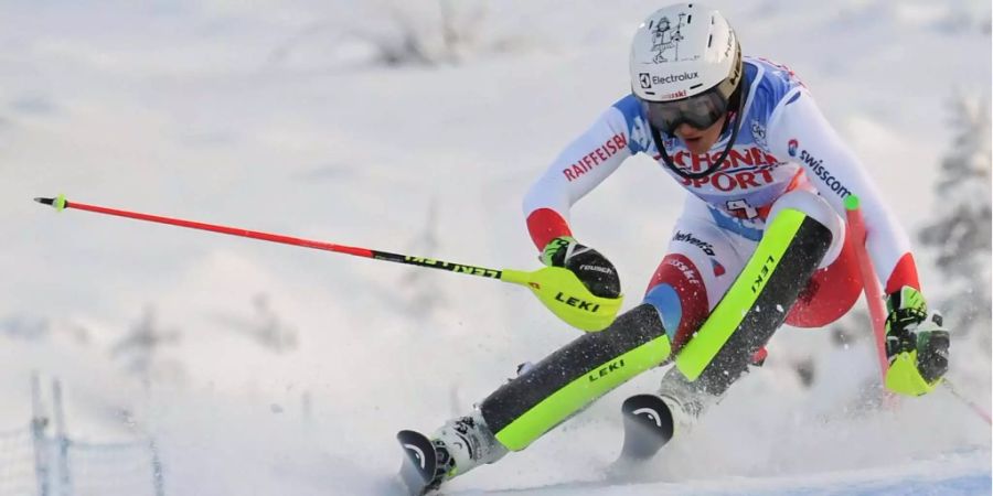 Wendy Holdener beim Slalom von Levi