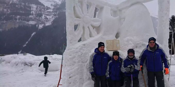 World Snow Festival - Spektakuläre Schneeskulpturen in Grindelwald BE