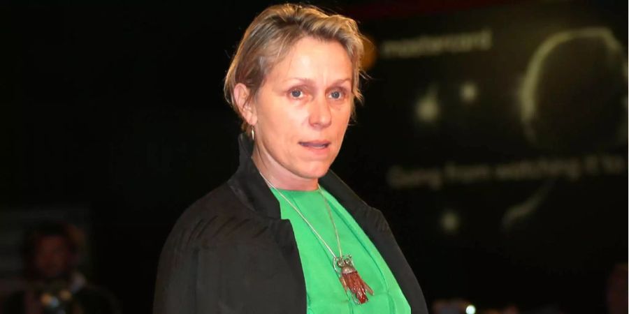 Frances McDormand ist als Beste Hauptdarstellerin nominiert.