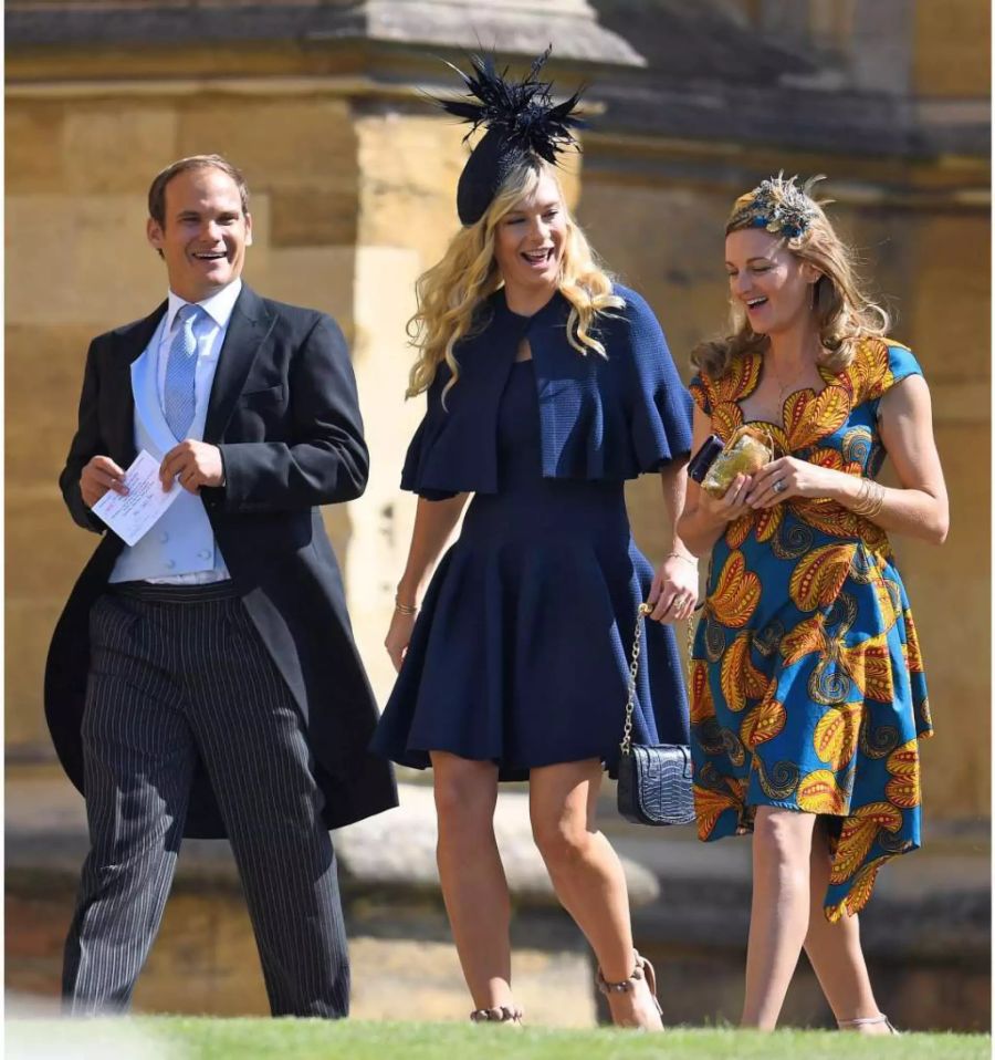 Harrys Ex Chelsy Davy ist gutgelaunt auf Schloss Windsor eingetroffen.