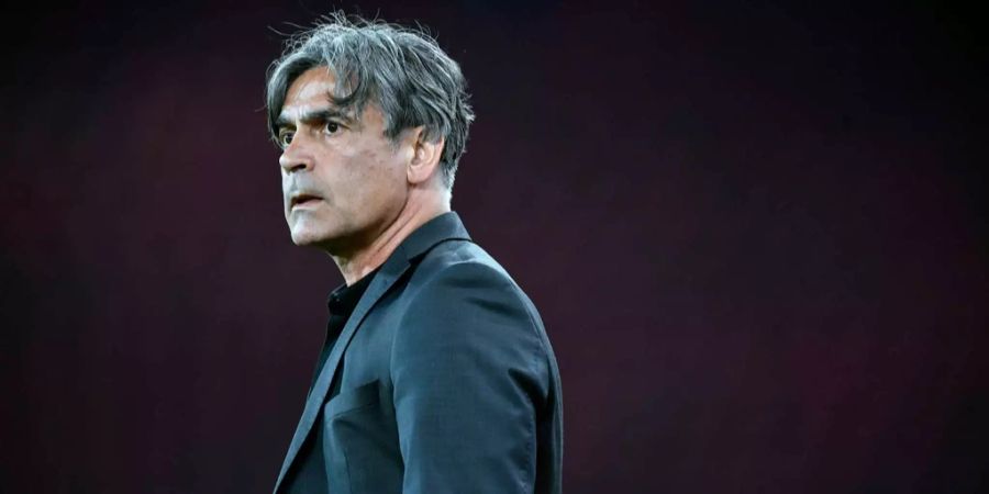 Maurizio Jacobacci an der Linie für den FC Sion.