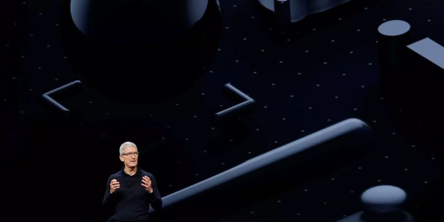 Tim Cook bei einer Apple-Präsentation im September.