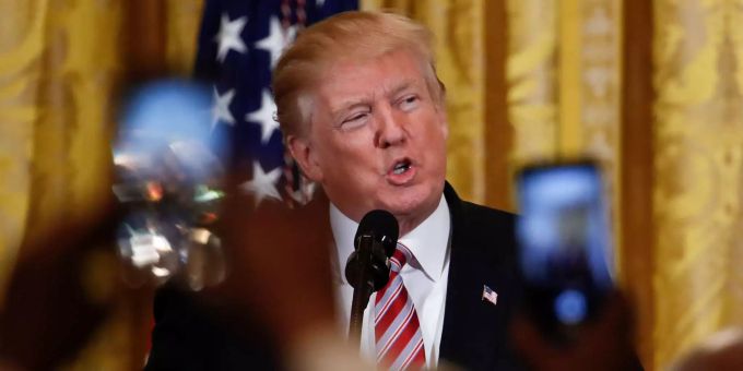 Donald Trump sieht einen möglichen Fortschritt in den Beziehungen der Konfliktparteien. Donald Trump sieht einen möglichen Fortschritt in den Beziehungen der Konfliktparteien.