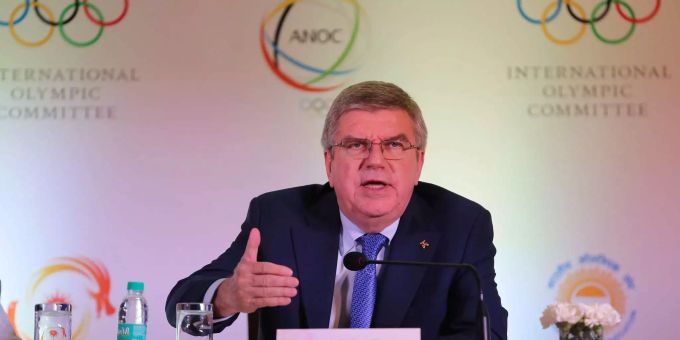 IOC-Präsident Thomas Bach. Internationales olympisches Komitee