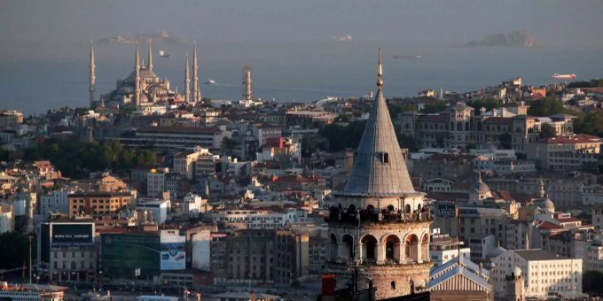 Die türkische Stadt Istanbul. Istanbul