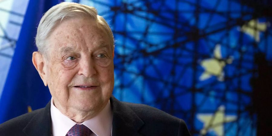 George Soros, der Gründer der Open Society Foundation, während einem Treffen in Brüssel.