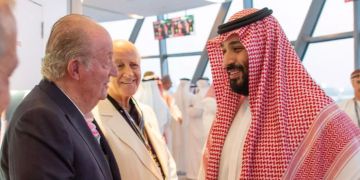 Juan Carlos und Mohammed bin Salman.