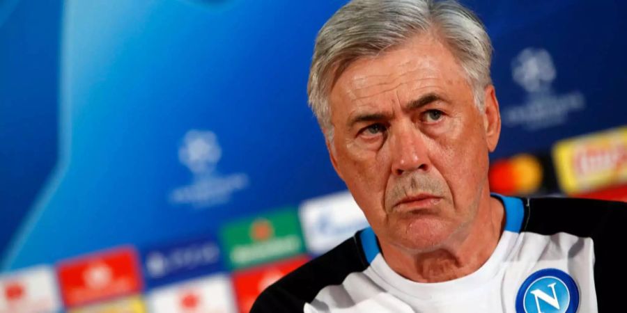 Trainer Carlo Ancelotti ist seit Anfang Saison bei Napoli unter Vertrag.