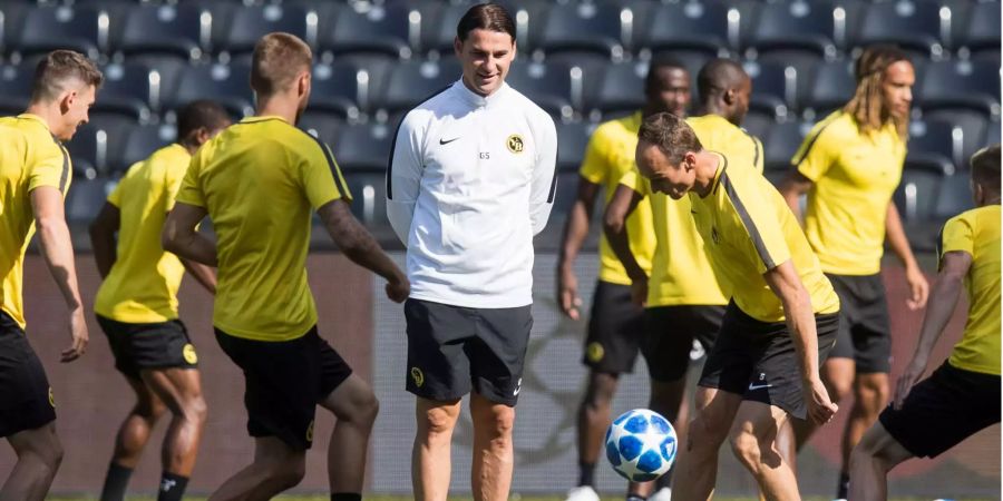 Gerry Seoane überwacht das Training des BSC Young Boys.