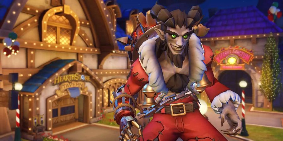 Junkrat sieht als Krampus noch teuflischer aus.