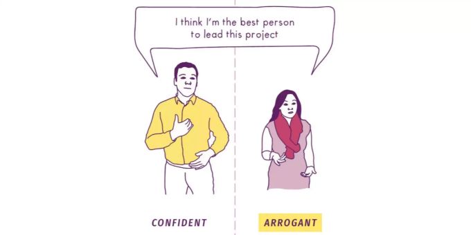 Arrogant? - Wo Frauen und Männer unterschiedlich wirken