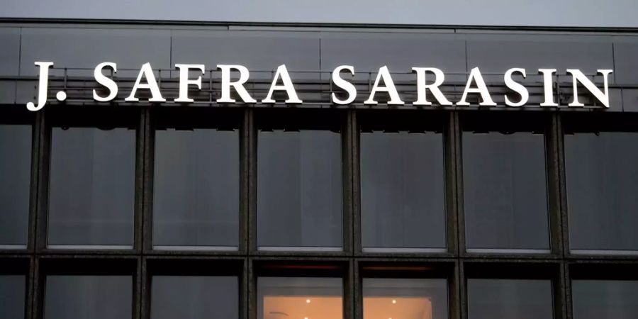 Die Filliale der Bank J. Safra Sarasin in Genf