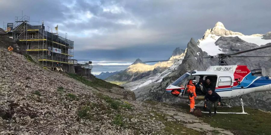 Die Urner Hüfihütte des SAC auf 2337 Metern über Meer.