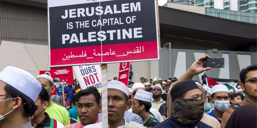 Demonstration zur Situation in Jerusalem