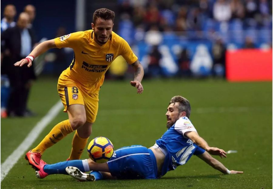 Kein Glück für Deportivo La Coruna: Im Heimspiel gegen Atletico Madrid sieht es lange nach einem Punktgewinn für die Mannschaft von Nati-Verteidiger Fabian Schär aus. Ein Freistoss in der Nachspielzeit besiegelt aber die Niederlage. La Coruna bleibt damit auf Rang 16.