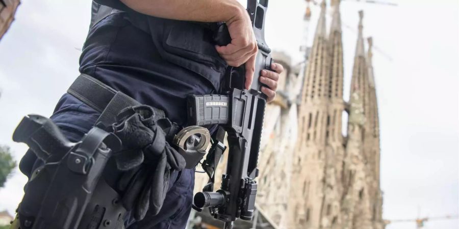 Die Sichertheitskontrollen in der Sagrada Familia in Barcelona wurden massiv erhöht.