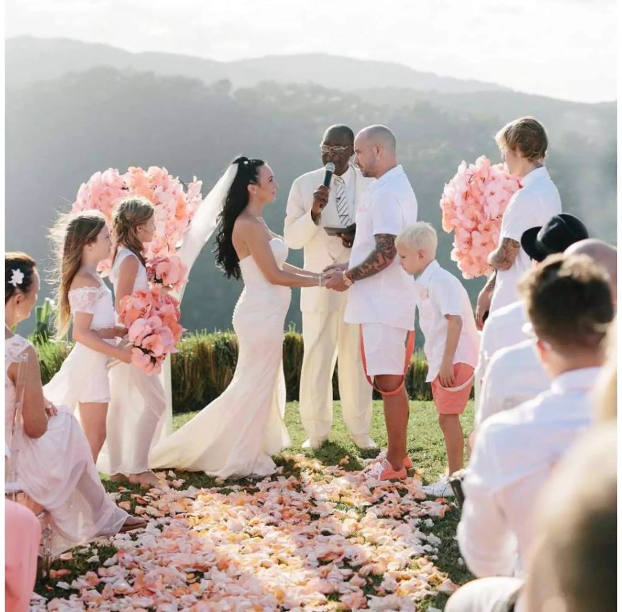 So romantisch war die Hochzeit von Jeremy Bieber.