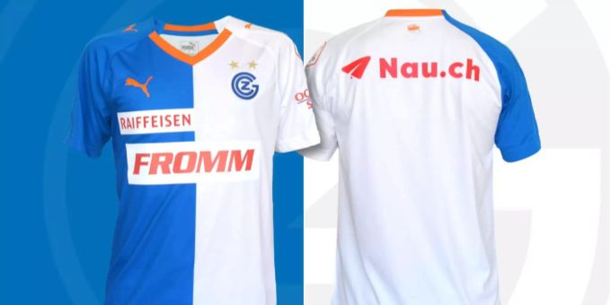 Nau ist neuer Partner von GC und deshalb auf dem Trikot. Nau ist neuer Partner von GC und deshalb auf dem Trikot.