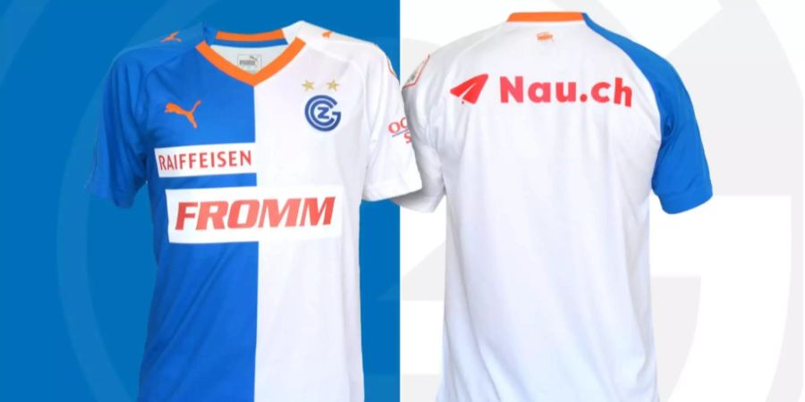 Nau ist neuer Partner von GC und deshalb auf dem Trikot.