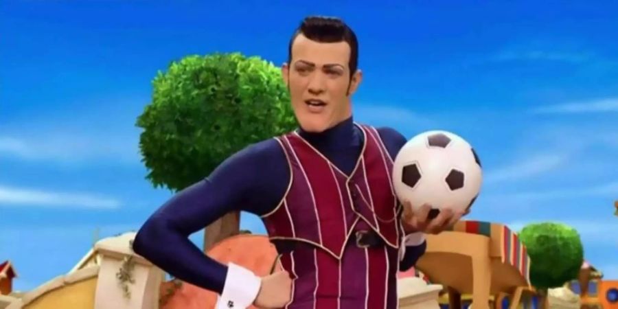 Der isländische Schauspieler Stefan Karl Stefansson in seiner Rolle als Robbie Rotten bei der Kinderserie «LazyTown».