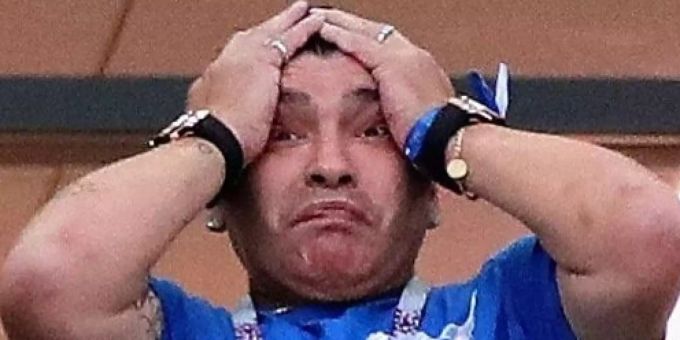 Maradona leidet - Bittere Tränen nach Argentinien-Pleite