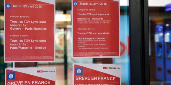 Die ständigen Streiks in Frankreich haben auch Auswirkungen auf den Schweizer Schienenverkehr. Die ständigen Streiks in Frankreich haben auch Auswirkungen auf den Schweizer Schienenverkehr.