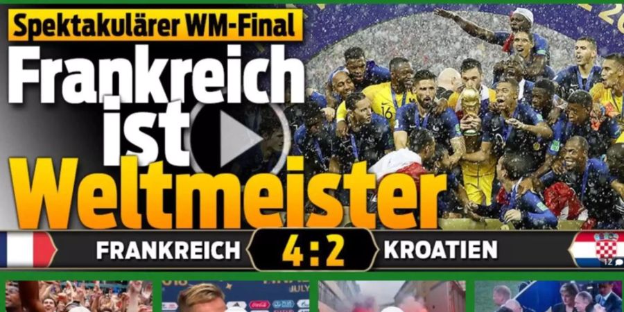 Der «Blick» spricht von einem «spektakulären» WM-Final.