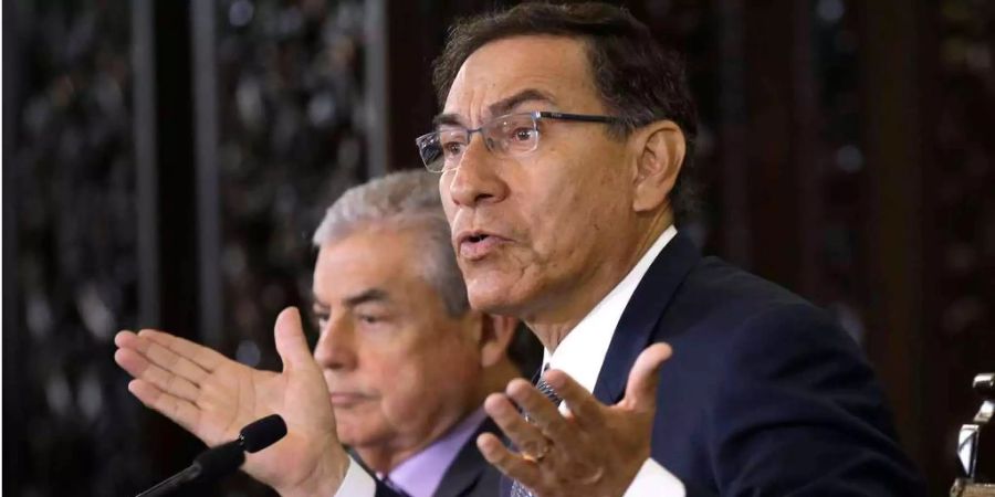 Der peruanische Präsident Martín Vizcarra sieht Veränderung für das Justizwesen vor.