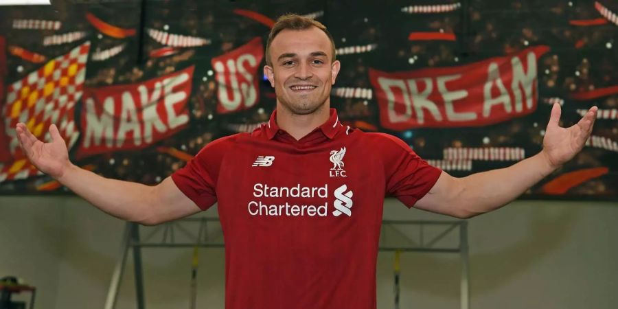 Offiziell ein Scouser: Xherdan Shaqiri unterschreibt bei Liverpool