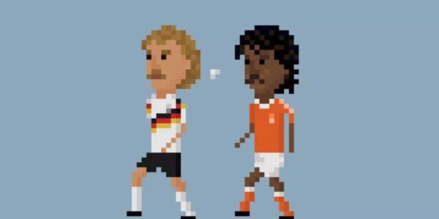 Die Spuckattacke von Frank Rijkaard gegen Rudi Völler bei der WM 1990.