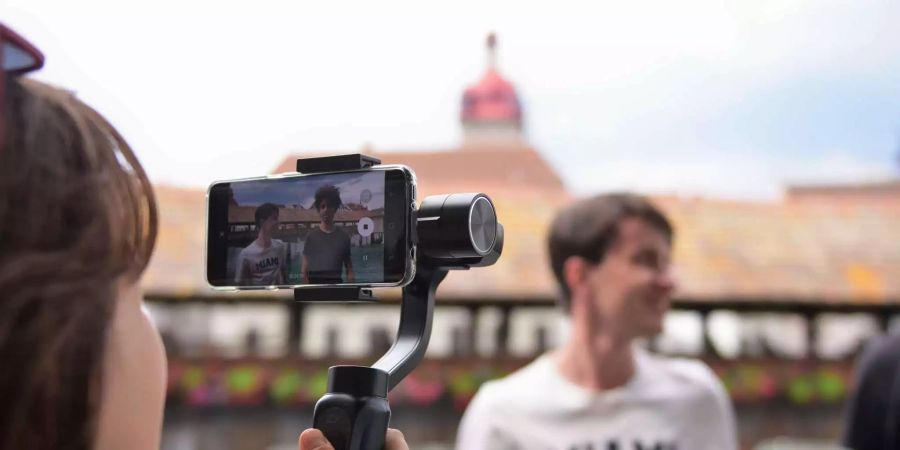 Summertour Crew bei der Kapellbrücke