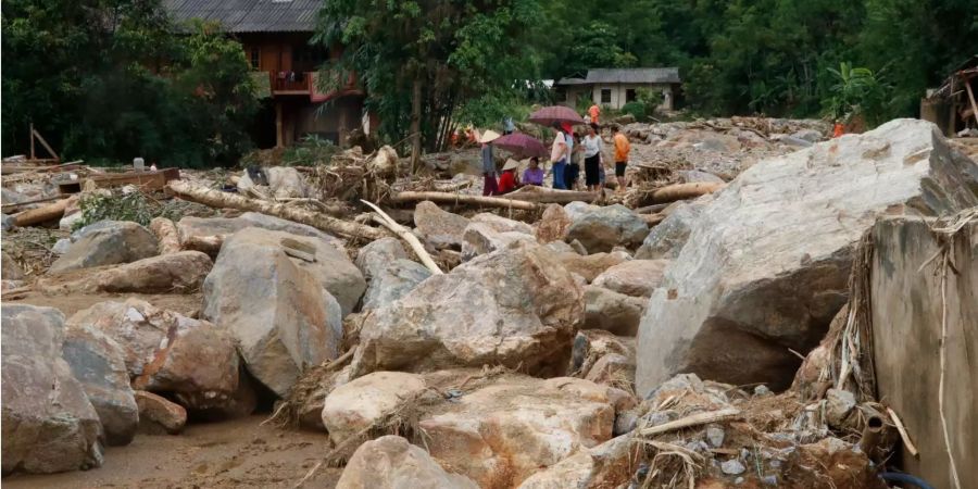 Der Taifun in Vietnam forderte mehrere Todesopfer.