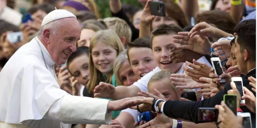 Der Pontifex bei seinem Besuch in den USA im Jahr 2015.