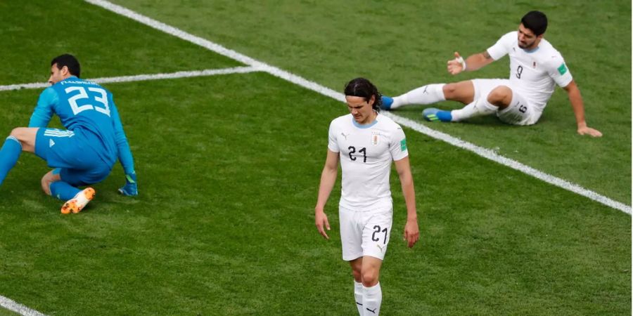 Ein geniales Duo, gegen Ägypten noch nicht ganz da, wo sie sein sollten: Edinson Cavani und Luis Suárez