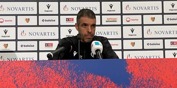 Fabio Celestini, Trainer des FC Basel, bei der Medienkonferenz vor dem Klassiker gegen den FC Zürich. fc basel