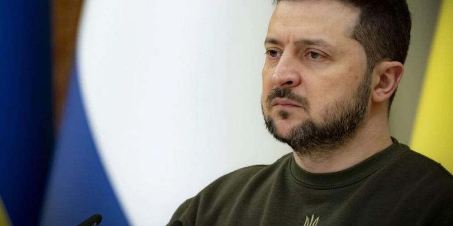 «Signale zur Stärkung der Waffen für unsere Verteidigung»: der ukrainische Präsident Wolodymyr Selenskyj. Foto: President Of Ukraine/APA Images via ZUMA Press Wire/dpa