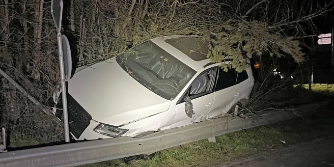 Der alkoholisierte Autofahrer wurde nicht verletzt. Der alkoholisierte Autofahrer wurde nicht verletzt