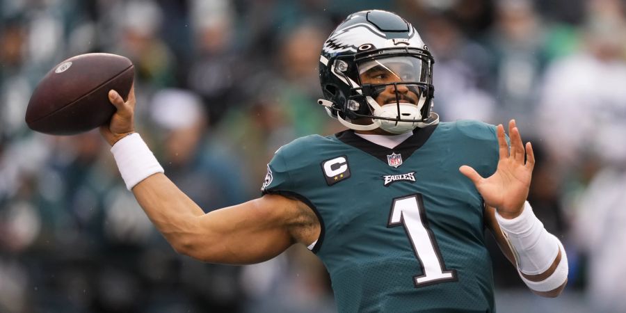 ...Jalen Hurts und die Philadelphia Eagles.