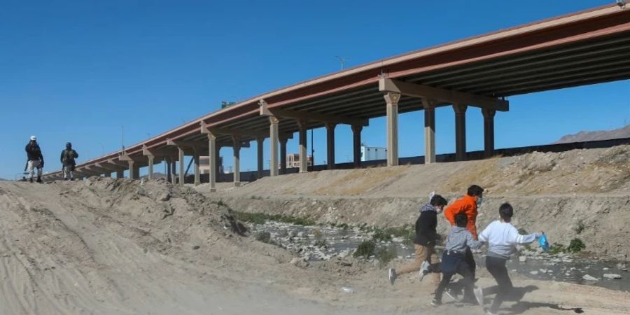 Einwanderer auf dem Weg nach Texas